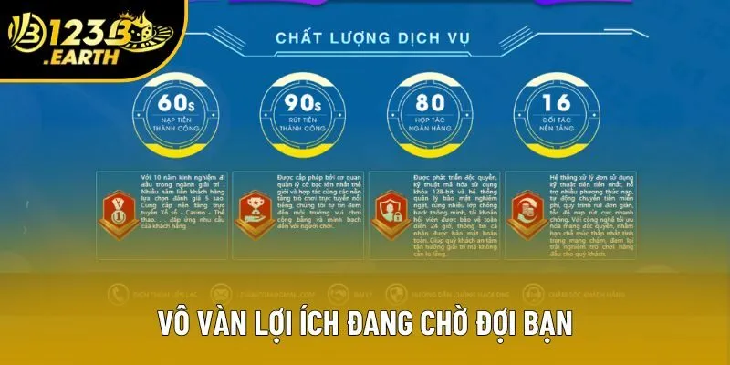 Vô vàn lợi ích đang chờ đợi bạn
