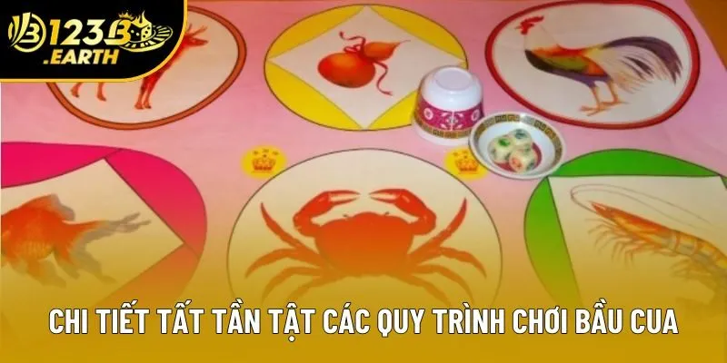 Chi tiết tất tần tật các quy trình chơi bầu cua